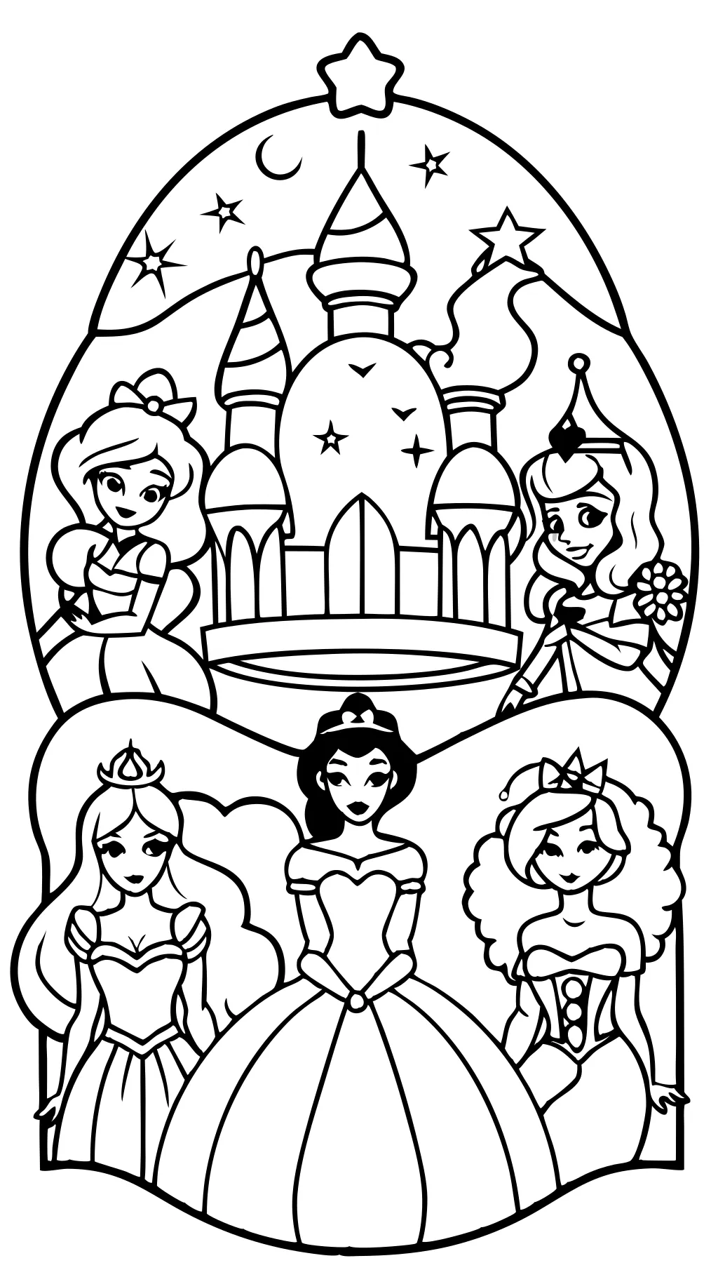 disney princess coloring pages free printable